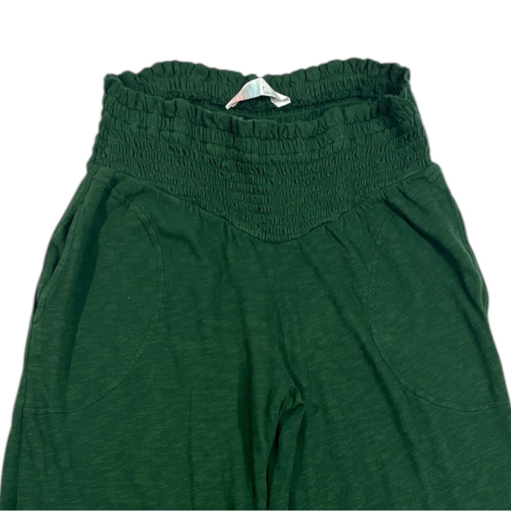 Free People Beach Keep It Cool Wide Leg Pant size Small in Green - Picture 3 of 7